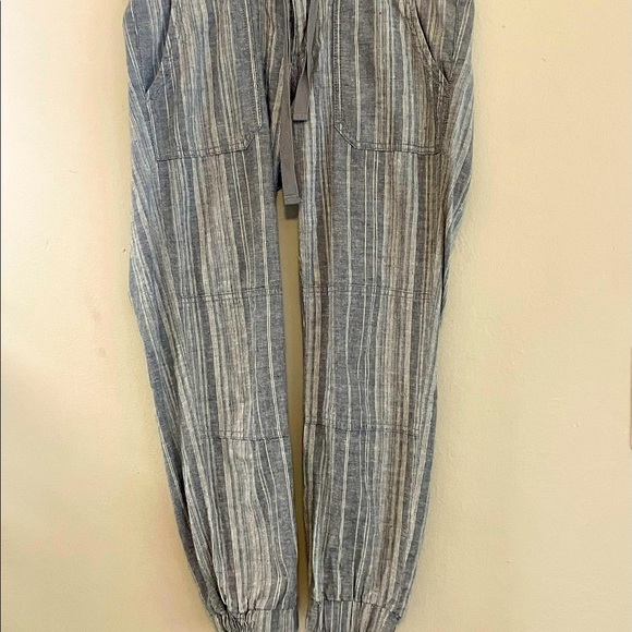 Prana Linen Jogger Pants - Picture 1 of 3